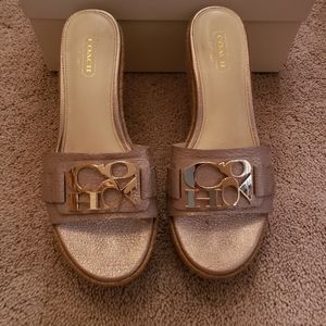Coach women's wedge shoes
